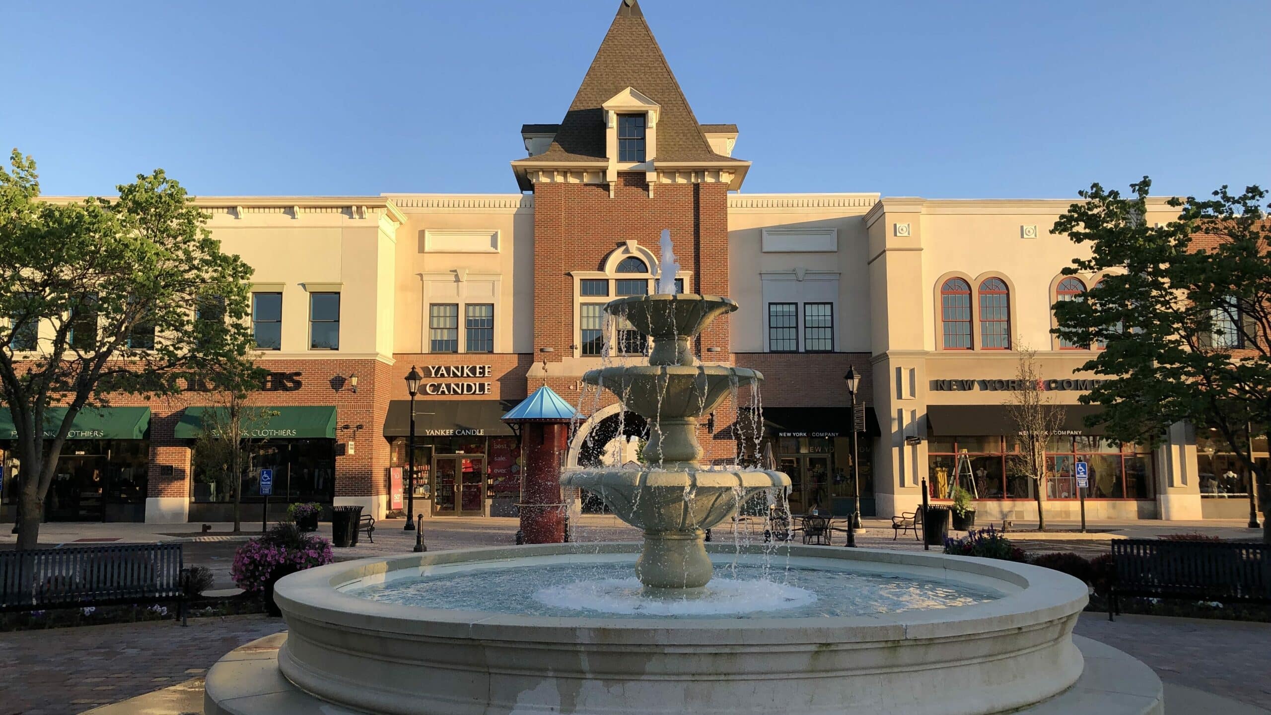 Fountain at Levis Commons Perrysburg Ohio